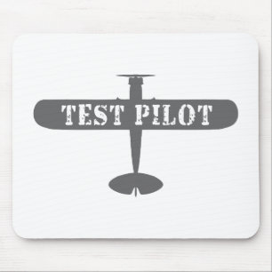 Aeroplane & Test Pilot Mouse Pad