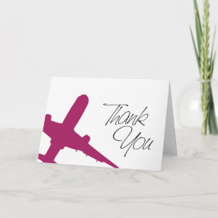Aeroplane Thank You's You Card