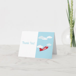 Aeroplane Thank You Note Cards