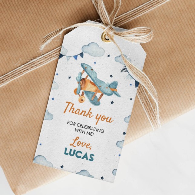 Aeroplane Thank You Tag (Creator Uploaded)