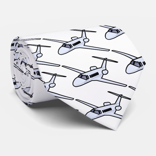 Aeroplane Tie (Rolled)
