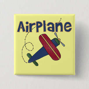 Aeroplane Tshirts and Gifts 15 Cm Square Badge