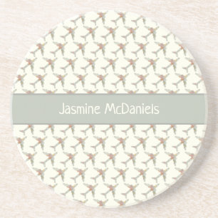 Aeroplane world map custom name coaster