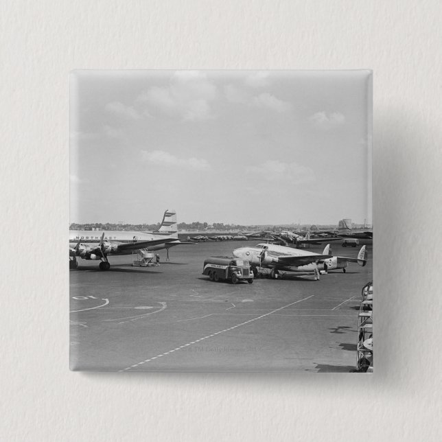 Aeroplanes 15 Cm Square Badge (Front)