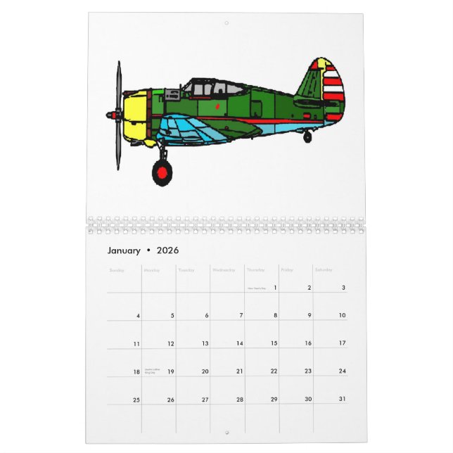 aeroplanes, 2011 calendar (Jan 2026)
