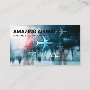 Aeroplanes   Airport   Travel Business Card