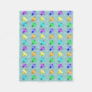 Aeroplanes Fleece Blanket