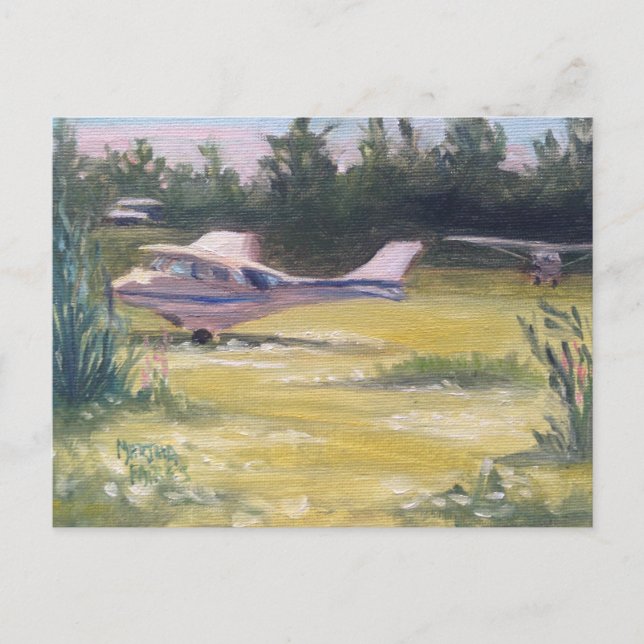 Aeroplanes Gather Here Postcard (Front)