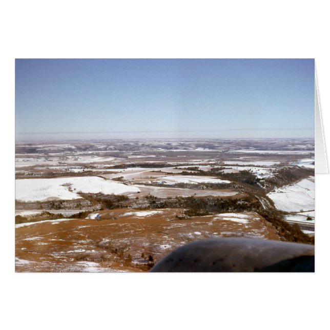 Aeroplanes Greeting Card (Front Horizontal)