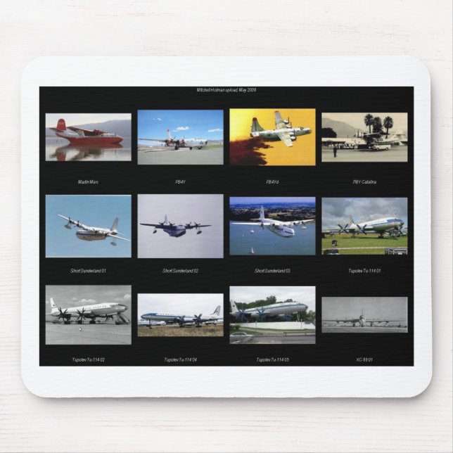 Aeroplanes Mouse Pad (Front)