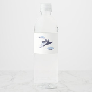 Aeroplanes Party Collection! Water Bottle Label