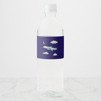 Aeroplanes Party Collection! Water Bottle Label