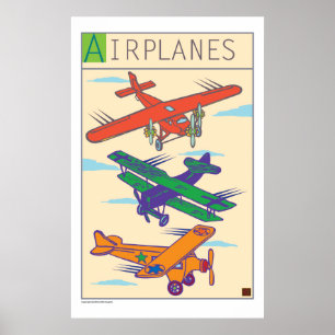 Aeroplanes-Print Poster