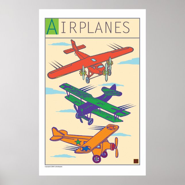 Aeroplanes-Print Poster (Front)