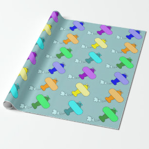Aeroplanes Wrapping Paper
