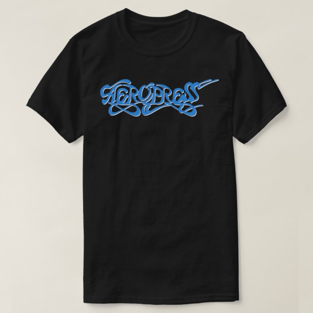 Aeropress Blue Limited edition design T-Shirt (Design Front)
