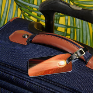 Aeroshell With Perseverance Rover Descent To Mars Luggage Tag