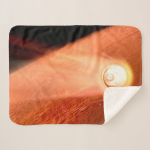 Aeroshell With Perseverance Rover Descent To Mars Sherpa Blanket
