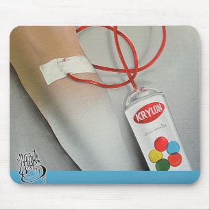 Aerosol Addiction Mouse Pad