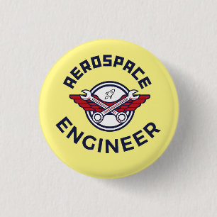 Aerospace Engineer 3 Cm Round Badge