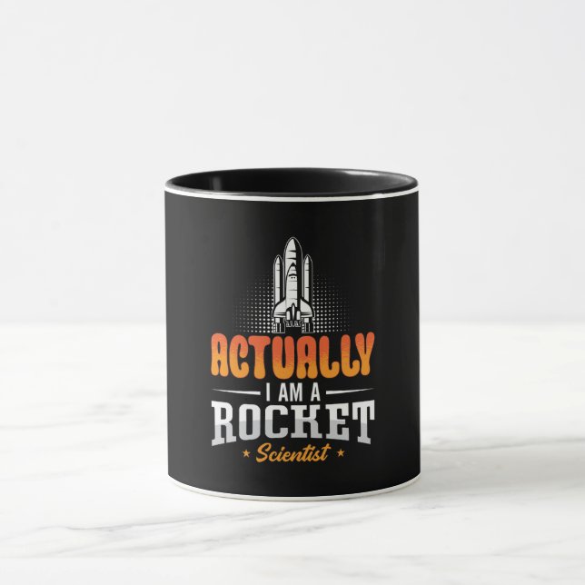 Aerospace Engineer Actually I Am A Rocket Science Mug (Center)
