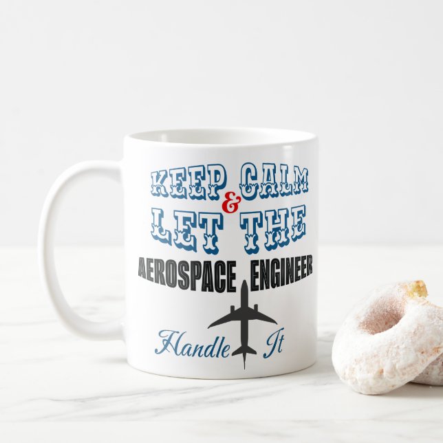 Aerospace Engineer Coffee Mug (With Donut)