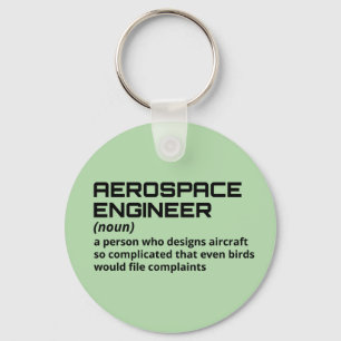 Aerospace Engineer - Funny Definition B-2 Key Ring