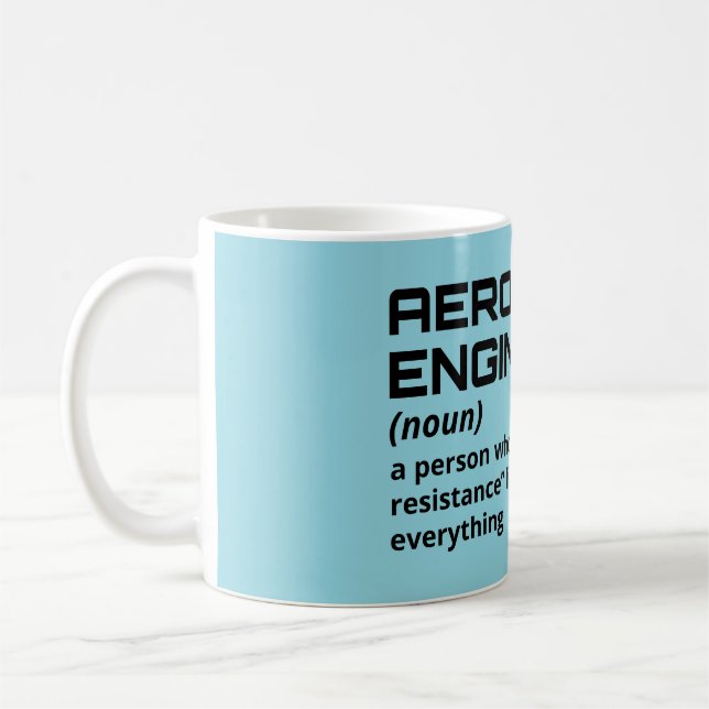 Aerospace Engineer - Funny Definition B-4 Coffee Mug (Left)