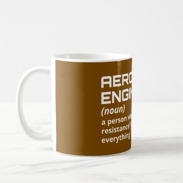 Aerospace Engineer - Funny Definition W-4 Coffee Mug (Left)