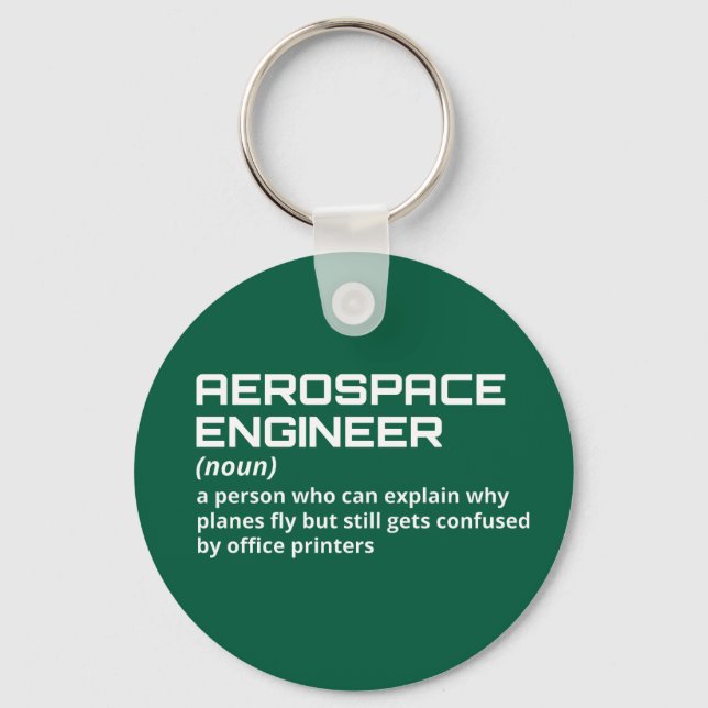 Aerospace Engineer - Funny Definition W-5 Key Ring (Front)