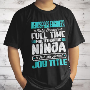 Aerospace Engineer Job Title Profession Skills T-Shirt