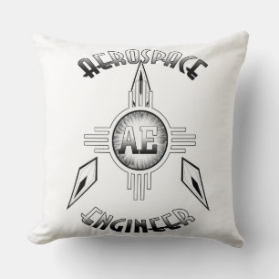 Aerospace Engineer Retro Cushion