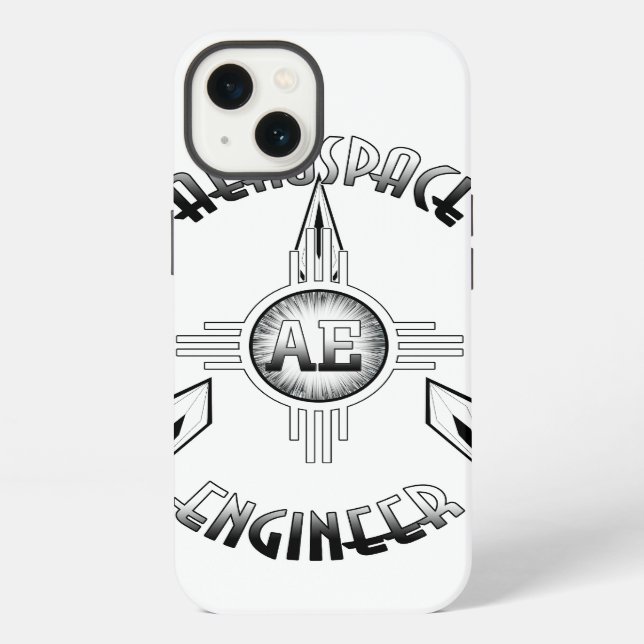 Aerospace Engineer Retro iPhone Case (Back)