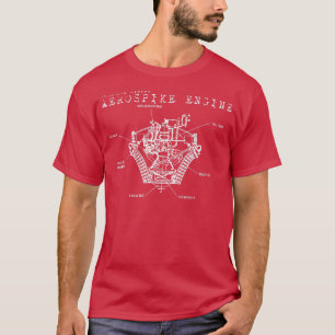 Aerospike Engine Schematic Design  T-Shirt