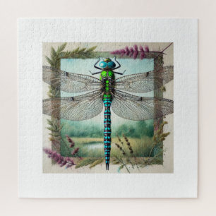 Aeshna Dragonfly 030924IREF226 - Watercolor Jigsaw Puzzle