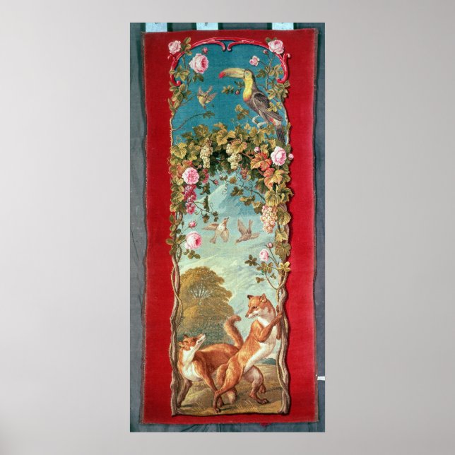 Aesop's fable The Fox and the Grapes Poster (Front)