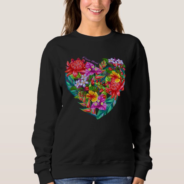 Aesthetic And Cozy Flower Mood For Beauty Searcher Sweatshirt (Front)