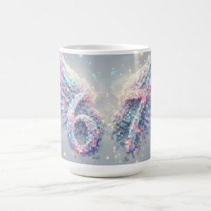 Aesthetic Angel Trendy Y2K 2000s Futuristic Neon Coffee Mug
