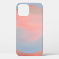 Aesthetic art collage with beautiful sky sunset an