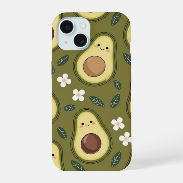 Aesthetic Avocado Case (Back)
