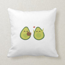 Aesthetic avocado pillow