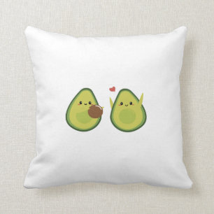 Aesthetic avocado pillow
