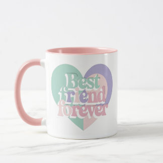Aesthetic BFF Gift Mug Cute Friendship Cup