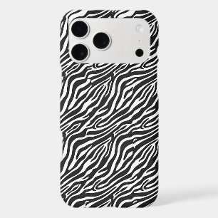 Aesthetic Black and White Zebra Stripe Print