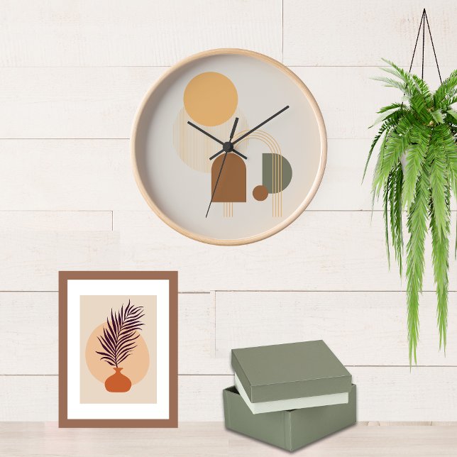 Aesthetic Boho - Acryl Wanduhr Boho Style Clock (Creator Uploaded)