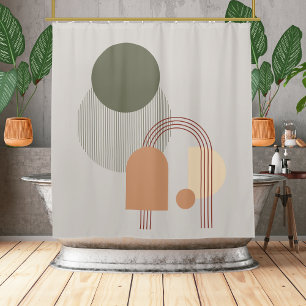 Aesthetic Boho - Boho Duschvorhang Shower Curtain