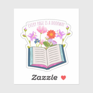 Aesthetic Book Quote Sticker 