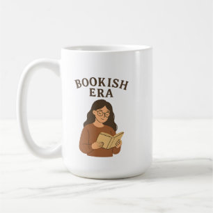 Aesthetic Bookish Era Cozy Reading Girl Coffee Mug