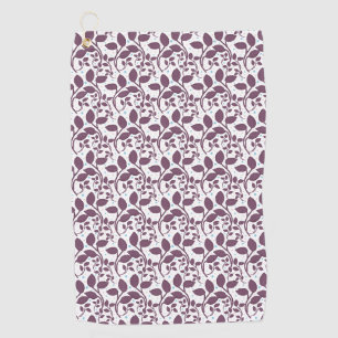 Aesthetic Botanical pattern Golf Towel