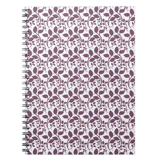 Aesthetic Botanical pattern  Notebook (Front)